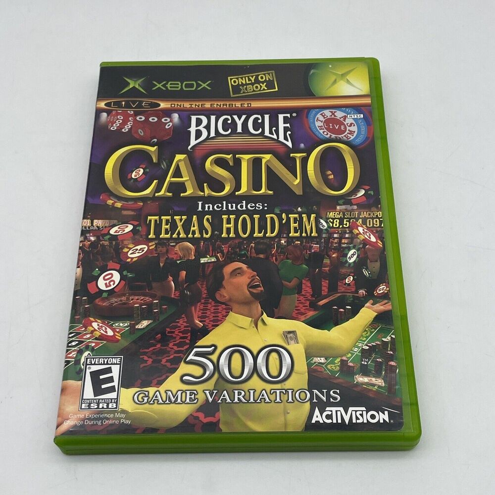 Bicycle Casino - Xbox Game, Complete w/ Manual CIB, TESTED, WORKING